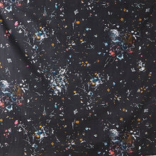 Load image into Gallery viewer, Watercolour print of flower stems on Organic Cotton Double Gauze fabric