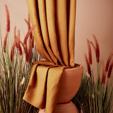 Load image into Gallery viewer, Linen Viscose fabric hangs, drops into a large vase surrounded by dried flowers