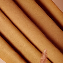 Load image into Gallery viewer, Close up of linen viscose fabric in soft pleat folds