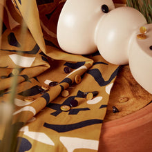 Load image into Gallery viewer, Folded Modal Viscose fabric displayed on table with buttons adorned on vase