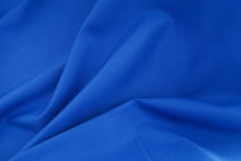 Load image into Gallery viewer, Royal blue cotton drill fabric folding drapery.