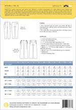 Load image into Gallery viewer, Closet Core Patterns Mitchell Trousers envelope back displays fabric measures