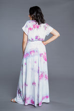 Load image into Gallery viewer, Back view of full length maxi Elodie Wrap Dress