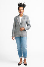 Load image into Gallery viewer, Lady wears Jasika Blazer fastened, full length sleeves