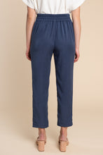Load image into Gallery viewer, Back view of tapered style Pietra trouser with elasticated waist