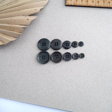 Load image into Gallery viewer, Five different sized Corozo buttons lined up