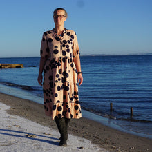 Load image into Gallery viewer, Lady wears elbow sleeve length Freedom Dress