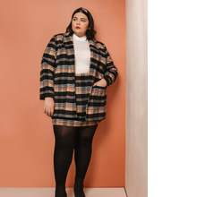 Load image into Gallery viewer, Lady wears Heather Blazer with one hand in left pocket.