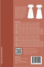 Load image into Gallery viewer, Hughes Dress Sewing Pattern Packaging Back