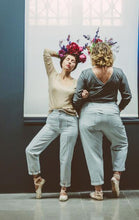 Load image into Gallery viewer, Two ladies wearing Hussard jeans. One front facing, one back facing.