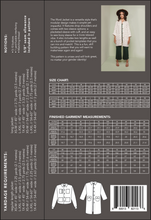 Load image into Gallery viewer, Ilford Jacket Sewing Pattern packaging back cover.