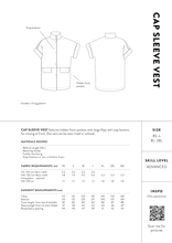 Load image into Gallery viewer, The Assembly Line Cap Sleeve Vest packaging