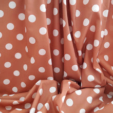 Load image into Gallery viewer, Kristi Spot Cotton Lawn fabric hanging shows a soft drape