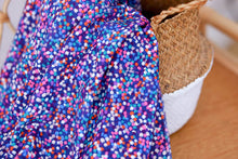 Load image into Gallery viewer, Giverny Viscose Fabric drapes into a wicker basket