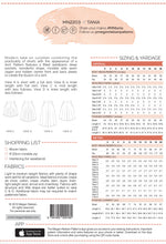 Load image into Gallery viewer, Megan Nielsen Tania Culottes Sewing Pattern Packaging Back VIew