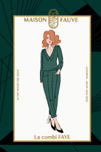 Load image into Gallery viewer, Maison Fauve Faye Jumpsuit and Dress Sewing Pattern Packaging Front