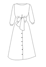 Load image into Gallery viewer, Sierra Dress Line Drawing