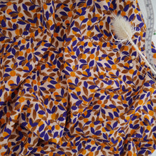 Load image into Gallery viewer, Fabric crumpled to show a structured drape of Mandarine EcoVero fabric