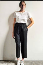 Load image into Gallery viewer, Lady stands wearing 101 trouser cropped and tapered