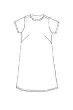 Load image into Gallery viewer, Line Drawing of Camber Set Dress Front