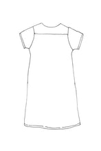 Load image into Gallery viewer, Line Drawing of Camber Set Dress Back