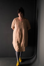 Load image into Gallery viewer, Front view of Lady wearing a knee length Dress Shirt