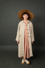 Load image into Gallery viewer, Lady wears duster overcoat unfastened