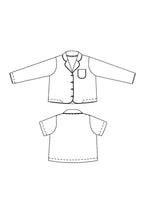 Load image into Gallery viewer, Line Drawing of Winnie Pattern Top, long and short sleeve options