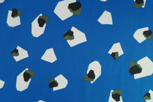 Load image into Gallery viewer, Flat fabric shows print of edgy gemstone dots.