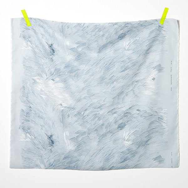 nani IRO Fabrics | Good Sign Blue Cotton Linen | Fabric Collection