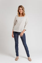 Load image into Gallery viewer, Lady wears Olive Blouse with full length sleeves