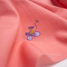 Load image into Gallery viewer, Close up of lady riding a bike print