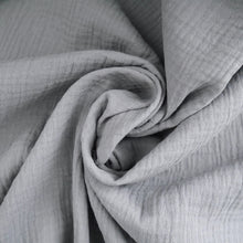 Load image into Gallery viewer, Organic Cotton Double Gauze with central swirl shows soft handle