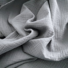 Load image into Gallery viewer, Organic Cotton Double Gauze crumpled up