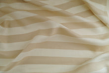 Load image into Gallery viewer, Fabric slightly scrunched up shows drape of Stripe Linen