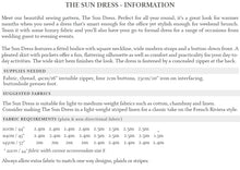 Load image into Gallery viewer, Fabric requirements to make The Sun Dress.