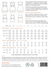 Load image into Gallery viewer, Trillium Dress Sewing Pattern Packaging, Back