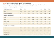 Load image into Gallery viewer, Overshirt Jacket Metric Measurements