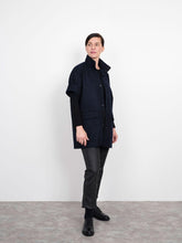 Load image into Gallery viewer, Front side view of lady wearing Cap Sleeve Vest unfastened at centre front