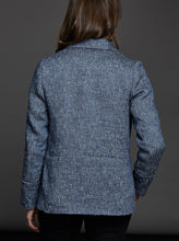 Load image into Gallery viewer, Back view of lady wearing The Blazer by The Avid Seamstress

