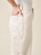 Load image into Gallery viewer, Close up of lady wearing Rika Pants, right, side view of pocket details and tab
