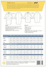 Load image into Gallery viewer, Closet Core Phoebe Coat Sewing Pattern Packaging, Back View
