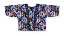 Load image into Gallery viewer, Line Drawing of House Jacket with digital inlay of Abstract Dreams print
