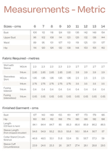 Load image into Gallery viewer, Metric measures for UK sizes 16-34
