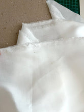 Load image into Gallery viewer, REMNANT 250cm Off-White Organic Cotton Voile Fabric
