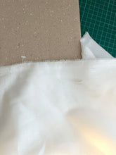 Load image into Gallery viewer, REMNANT 250cm Off-White Organic Cotton Voile Fabric
