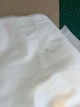 Load image into Gallery viewer, REMNANT 210cm Off-White Organic Cotton Voile Fabric
