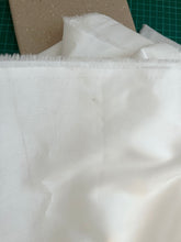 Load image into Gallery viewer, REMNANT 210cm Off-White Organic Cotton Voile Fabric
