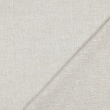 Load image into Gallery viewer, European Flax Linen Fabric displayed with reverse side lain atop
