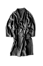 Load image into Gallery viewer, Sunday dressing gown lays flat on a contrasting coloured background
